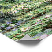 Claude Monet | Witte waterlionen, 1899 Poster (Hoek)