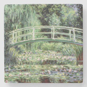 Claude Monet Witte waterlionen, 1899 Stenen Onderzetter