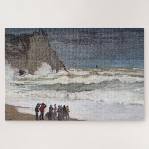 Claude Monet - Woelige zee bij Etretat Legpuzzel