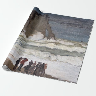 Claude Monet - Woeste zee bij Etretat Cadeaupapier