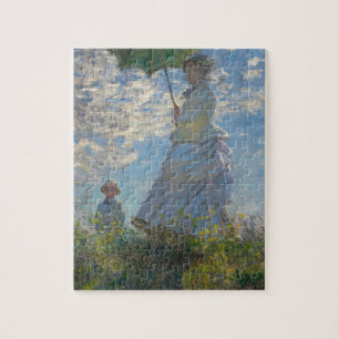 Claude Monet Woman met een Parasol 1875 Legpuzzel