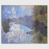 Claude Monet Woman met een parasol Cadeaupapier (Vlak)