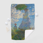 Claude Monet Woman met een parasol Golfhanddoek (Insitu)