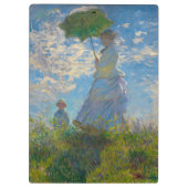 Claude Monet Woman met een parasol Klembord (Achterkant)