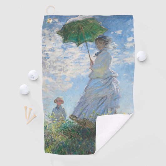 Claude Monet Woman met een parasol / La Promenade Golfhanddoek (Insitu)