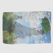 Claude Monet Woman met een parasol / La Promenade Golfhanddoek (Horizontaal)