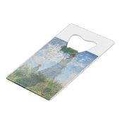 Claude Monet Woman met een parasol, Madame Monet Creditkaart Flessenopener (Achterkant Gekanteld)