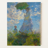 Claude Monet Woman met een parasol Planner (Achterkant)