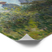 Claude Monet Woman met een parasol Poster (Hoek)