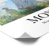 Claude Monet Woman met een parasol Poster (Hoek)