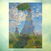 Claude Monet Woman met een parasol Raamsticker (Vel 3)