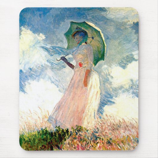 Claude Monet Woman met Parasol Muismat (Voorkant)