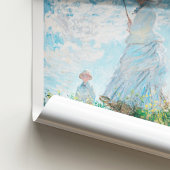 Claude Monet Woman Parasol Madame Her Son 1875 Art Poster