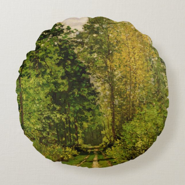 Claude Monet | Woosterpad Rond Kussen (Voorkant)