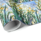 Claude Monet Yellow Irissen en Malva 19 Cadeaupapier (Rol Hoek)