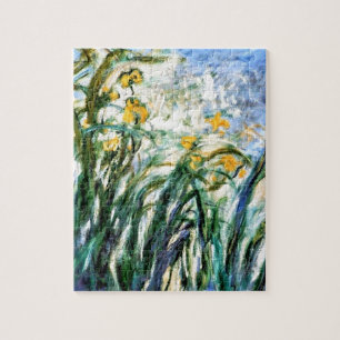 Claude Monet Yellow Irissen en Malva 19 Legpuzzel
