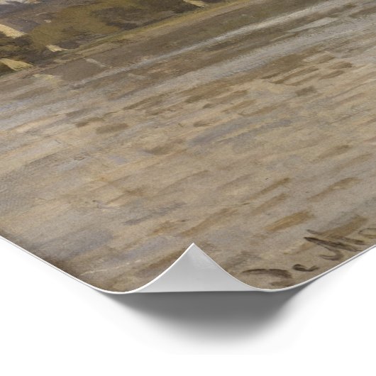 Claude Monet | Zaandam 1871 Poster (Hoek)