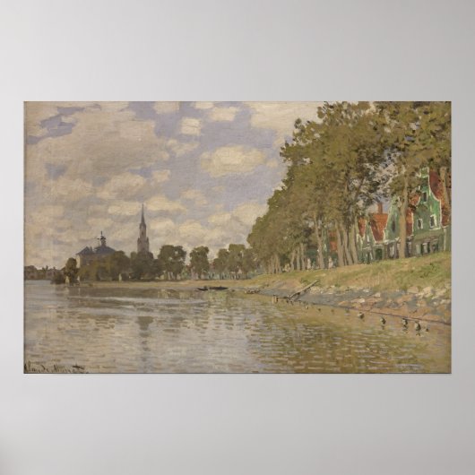 Claude Monet | Zaandam 1871 Poster (Voorkant)
