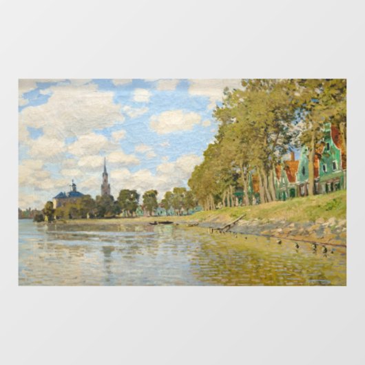 Claude Monet - Zaandam Raamsticker (Vel)