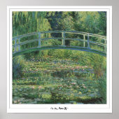 Claude Monet Zedign Art Poster #1 (Voorkant)