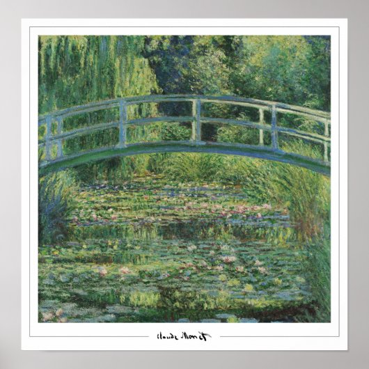 Claude Monet Zedign Art Poster #1 (Voorkant)