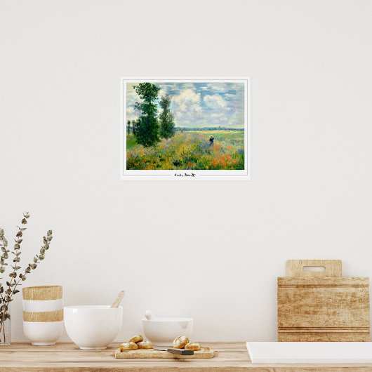 Claude Monet Zedign Art Poster #108 (Keuken)