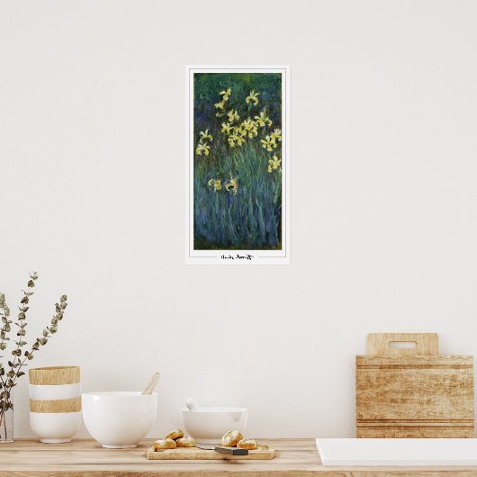 Claude Monet Zedign Art Poster #12 (Keuken)
