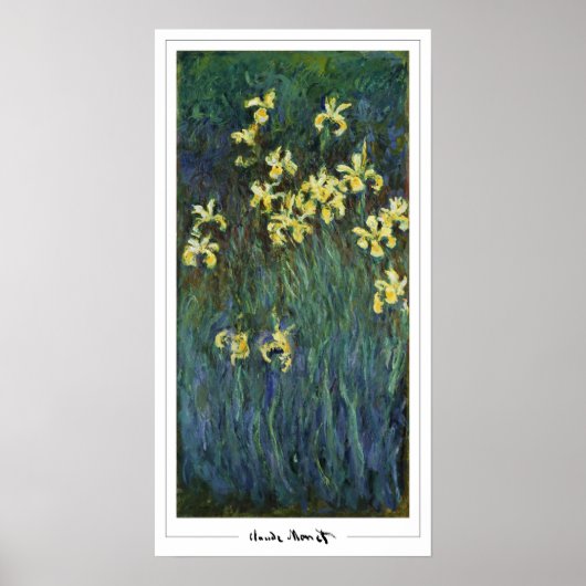 Claude Monet Zedign Art Poster #12 (Voorkant)
