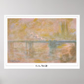 Claude Monet Zedign Art Poster #12-2 (Voorkant)