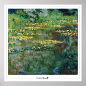Claude Monet Zedign Art Poster #13 (Voorkant)