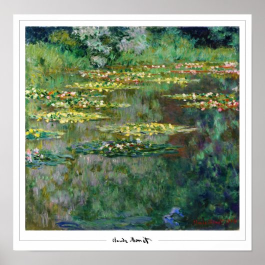 Claude Monet Zedign Art Poster #13 (Voorkant)