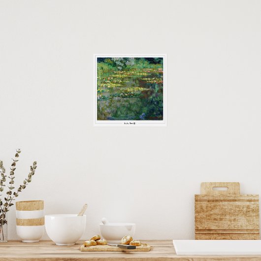 Claude Monet Zedign Art Poster #13 (Keuken)
