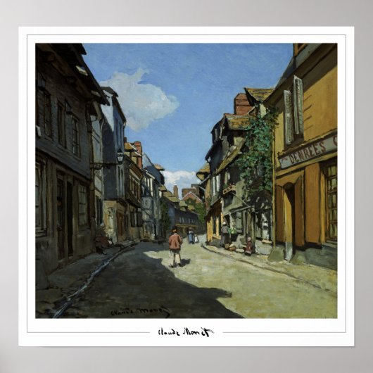 Claude Monet Zedign Art Poster #15 (Voorkant)