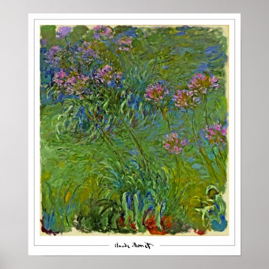 Claude Monet Zedign Art Poster #158 (Voorkant)