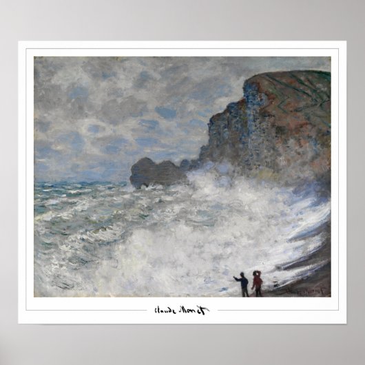 Claude Monet Zedign Art Poster #16 (Voorkant)