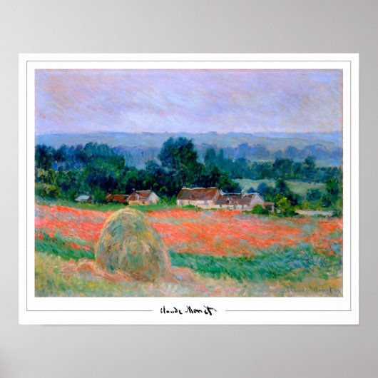 Claude Monet Zedign Art Poster #160-2 (Voorkant)