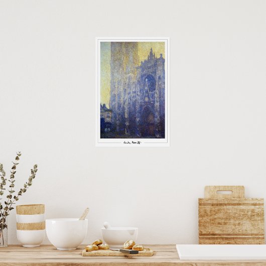 Claude Monet Zedign Art Poster #170-2 (Keuken)