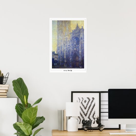 Claude Monet Zedign Art Poster #170-2 (Thuiskantoor)