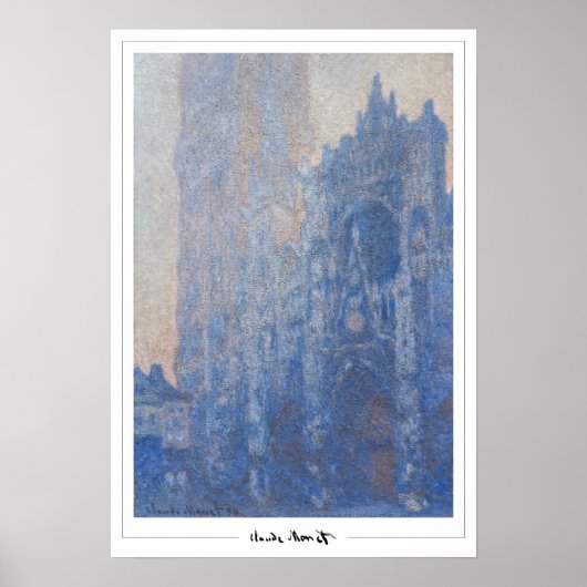 Claude Monet Zedign Art Poster #18-2 (Voorkant)