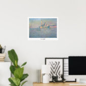 Claude Monet Zedign Art Poster #19 (Thuiskantoor)