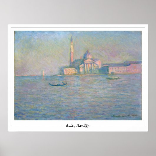 Claude Monet Zedign Art Poster #19 (Voorkant)