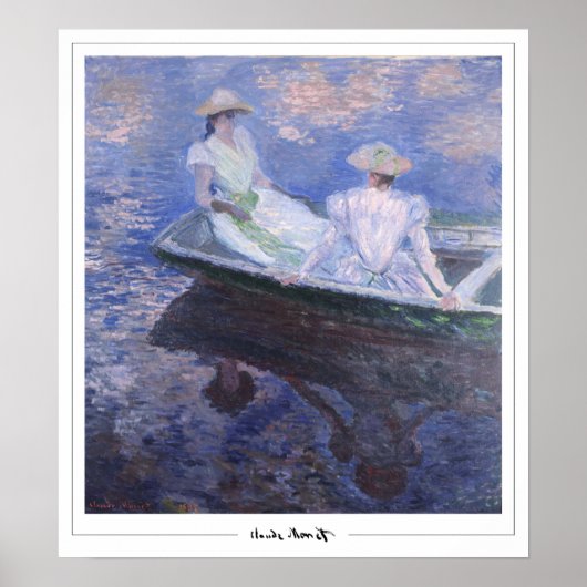 Claude Monet Zedign Art Poster #2 (Voorkant)