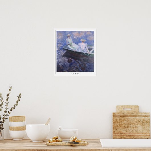 Claude Monet Zedign Art Poster #2 (Keuken)
