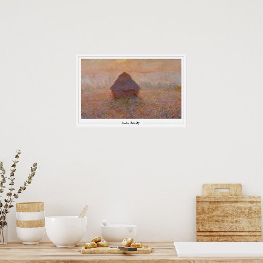 Claude Monet Zedign Art Poster #24 (Keuken)
