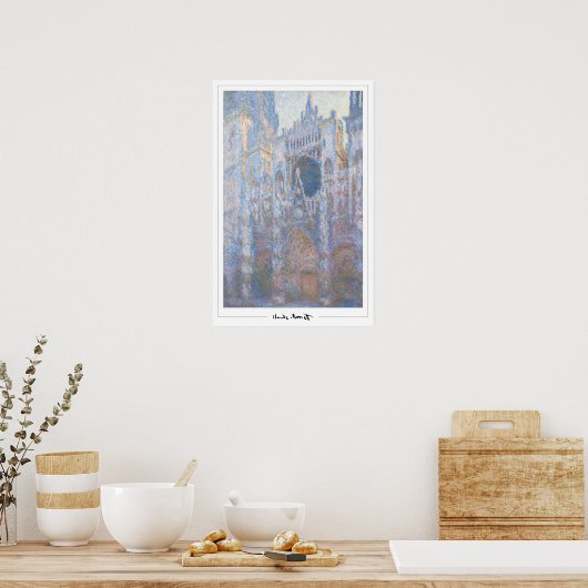 Claude Monet Zedign Art Poster #270 (Keuken)