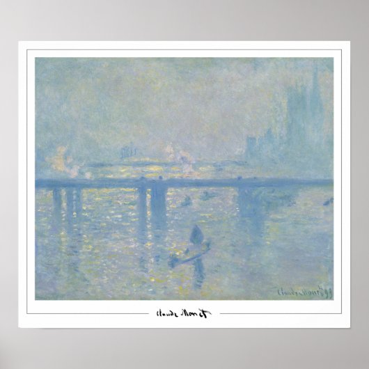 Claude Monet Zedign Art Poster #27-2 (Voorkant)
