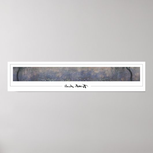 Claude Monet Zedign Art Poster 297-2 (Voorkant)