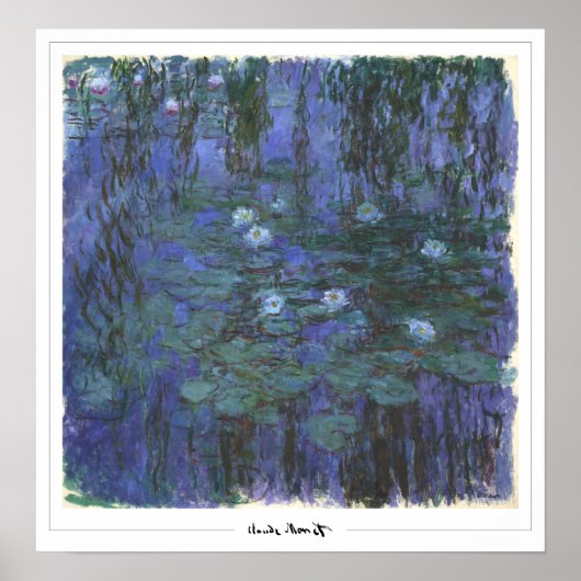 Claude Monet Zedign Art Poster #30 (Voorkant)