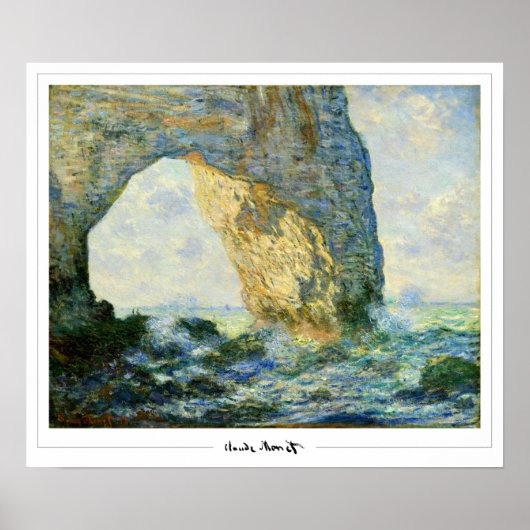 Claude Monet Zedign Art Poster #311 (Voorkant)