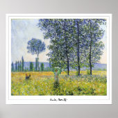Claude Monet Zedign Art Poster #327-2 (Voorkant)